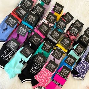NWT 10 pairs VS PINK no show socks